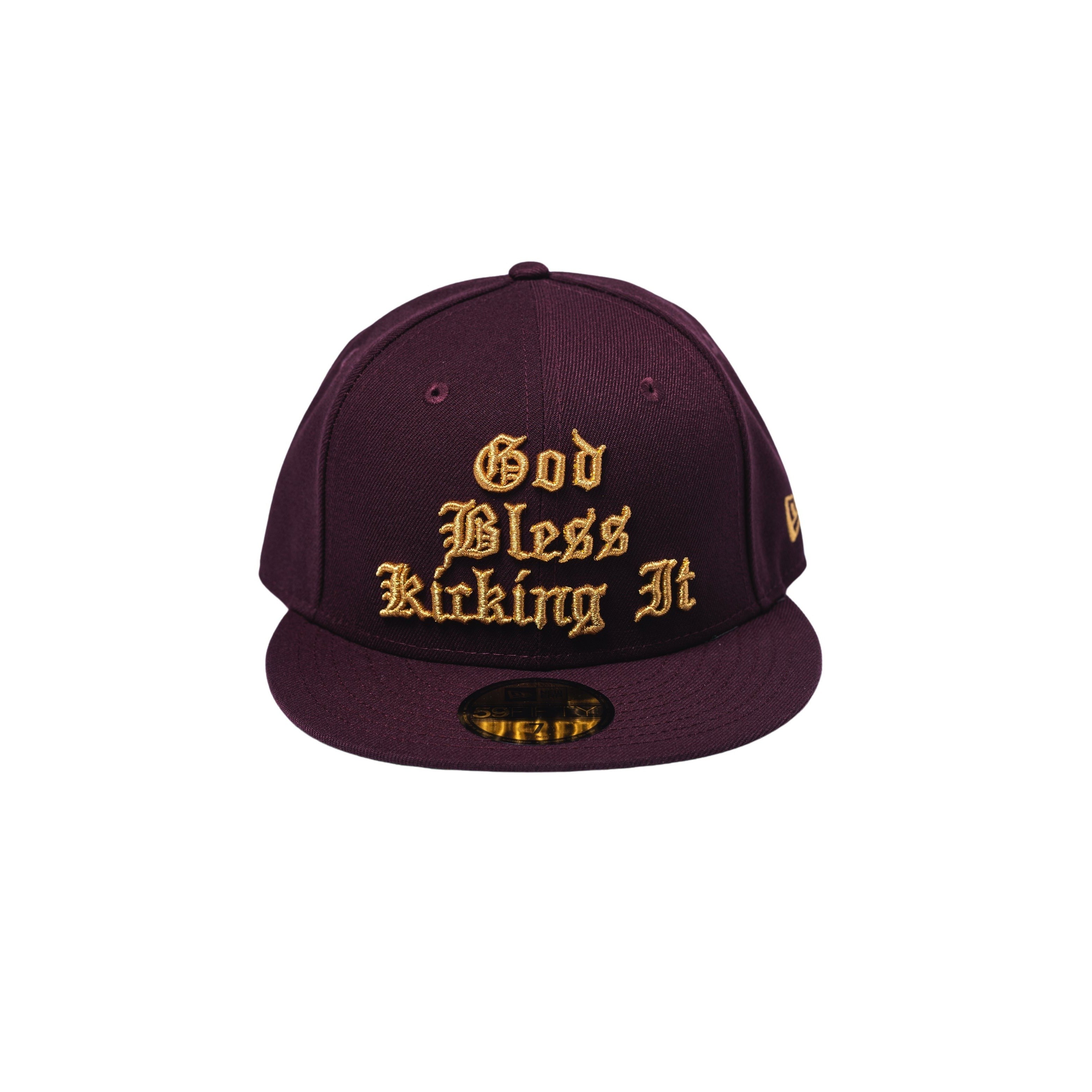 God Bless Kicking It Fitted Cap