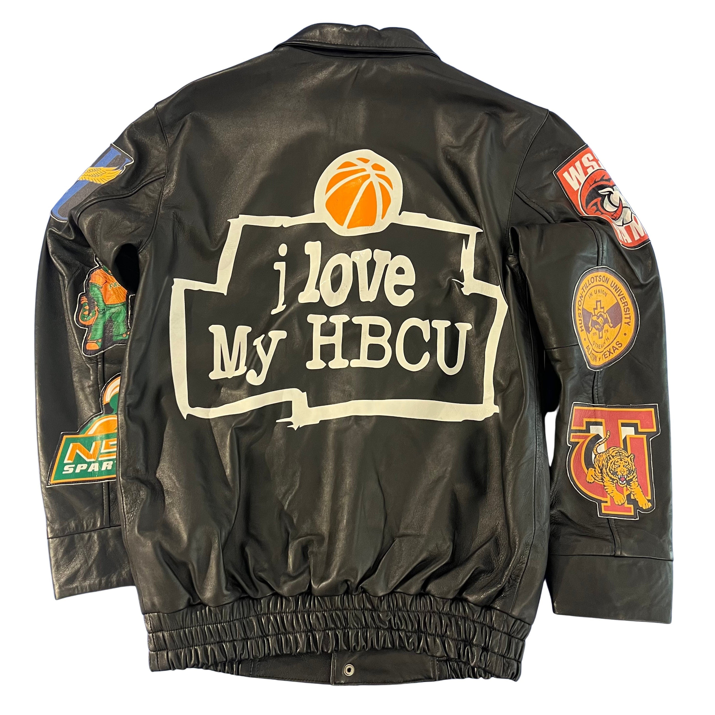 "I Love My HBCU" Leather Jacket*