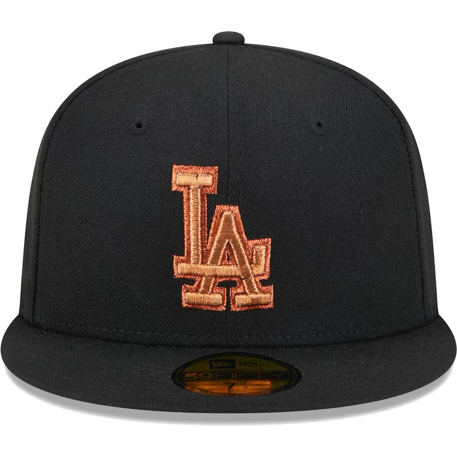 Los Angeles Dodgers Metallic Pop Fitted Cap