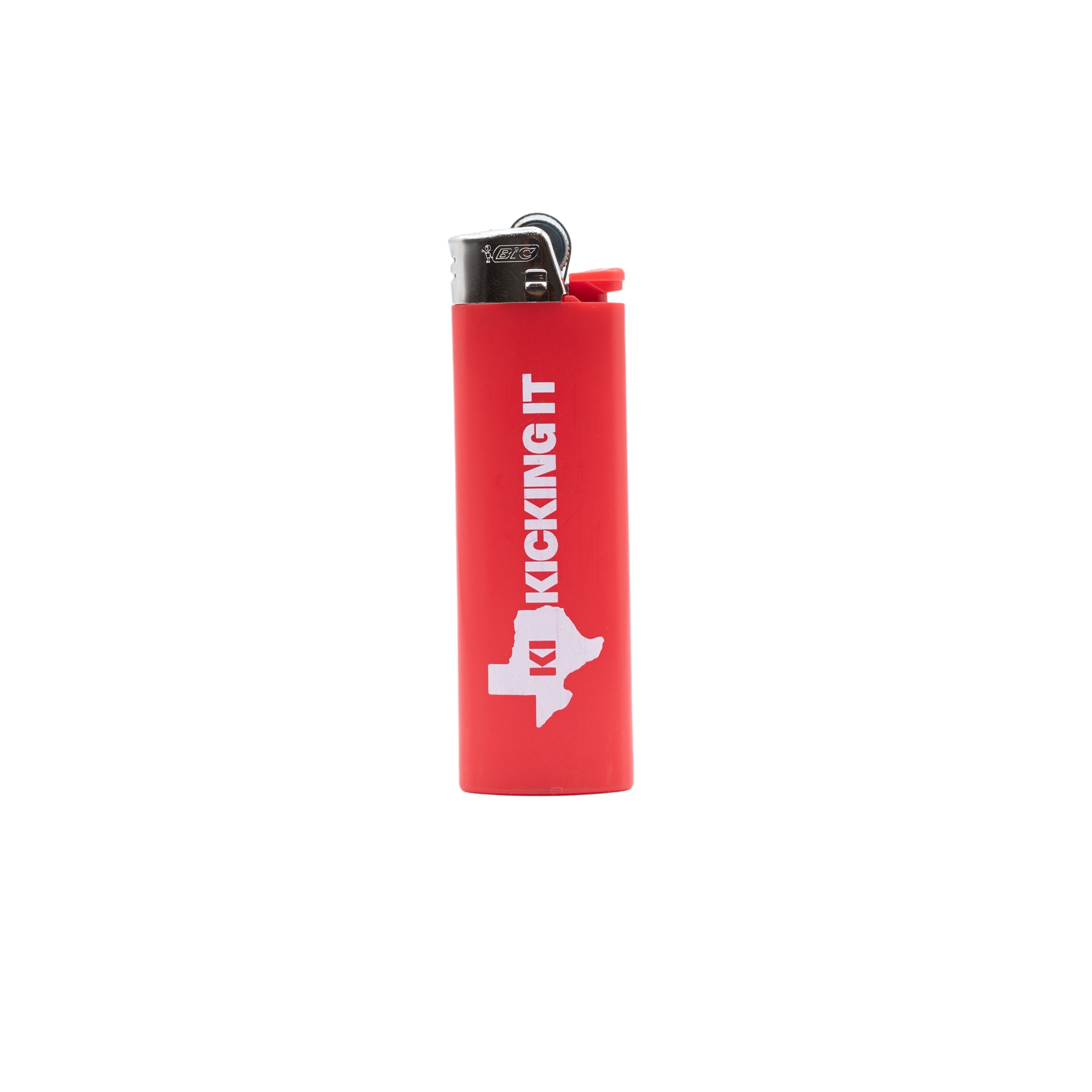 Red KI Bic Lighter (Texas)