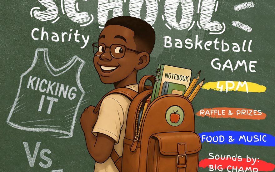 Back 2 School Charity Game: Kicking It vs. Azure 🏀🎒