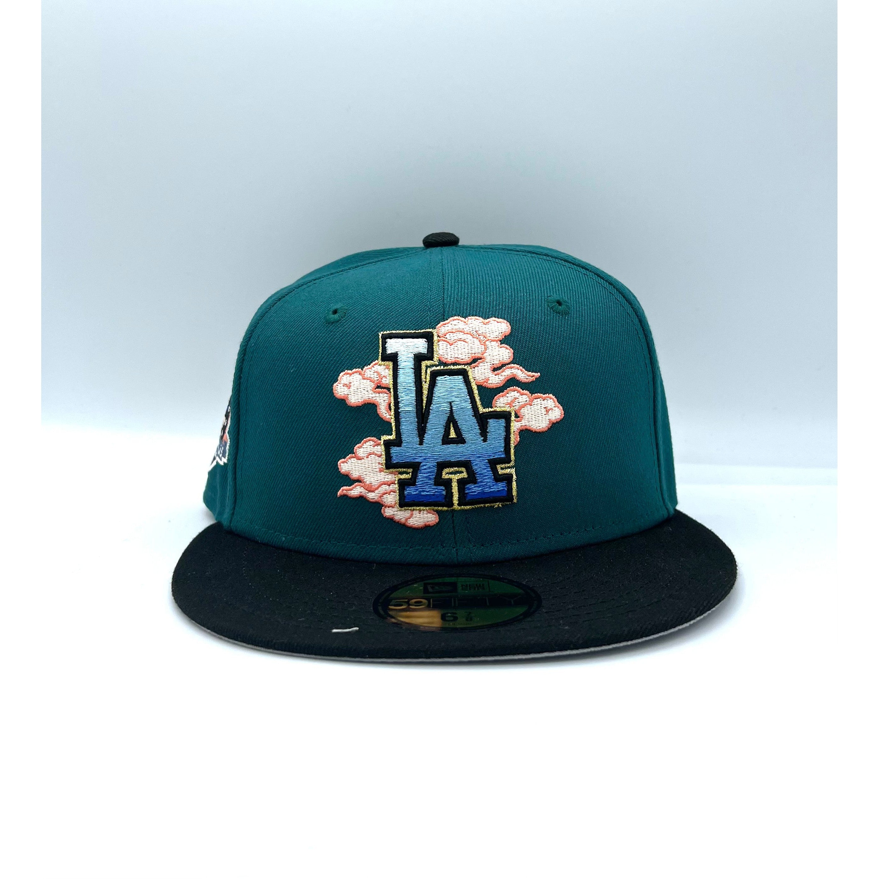 Dodgers Cloud Spiral Fitted