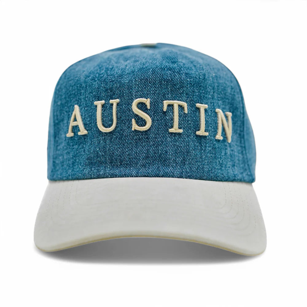 In The Crew 512 Suede Brim Unstructured Snapback Denim