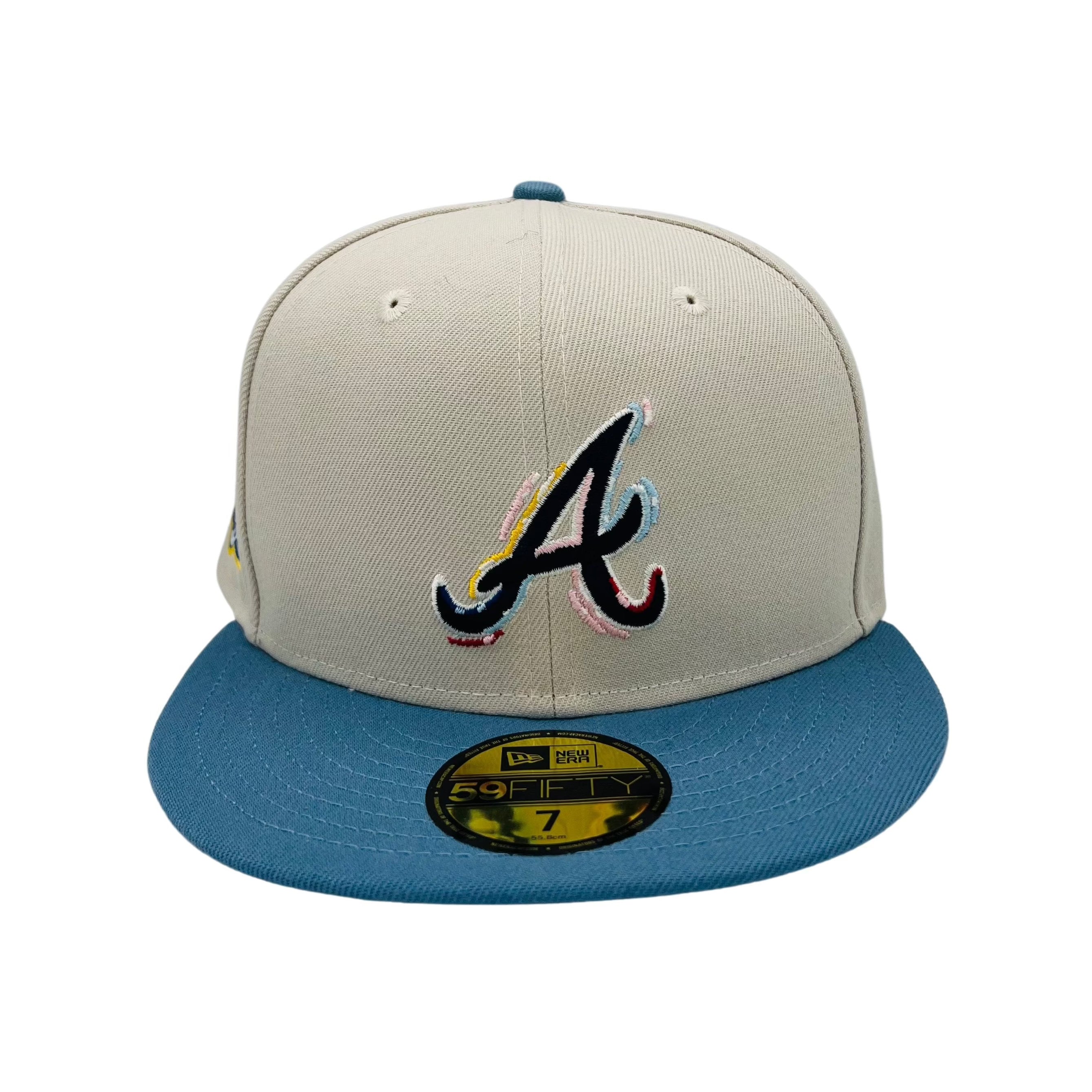 Atlanta Braves Color Brush Fitted Cap