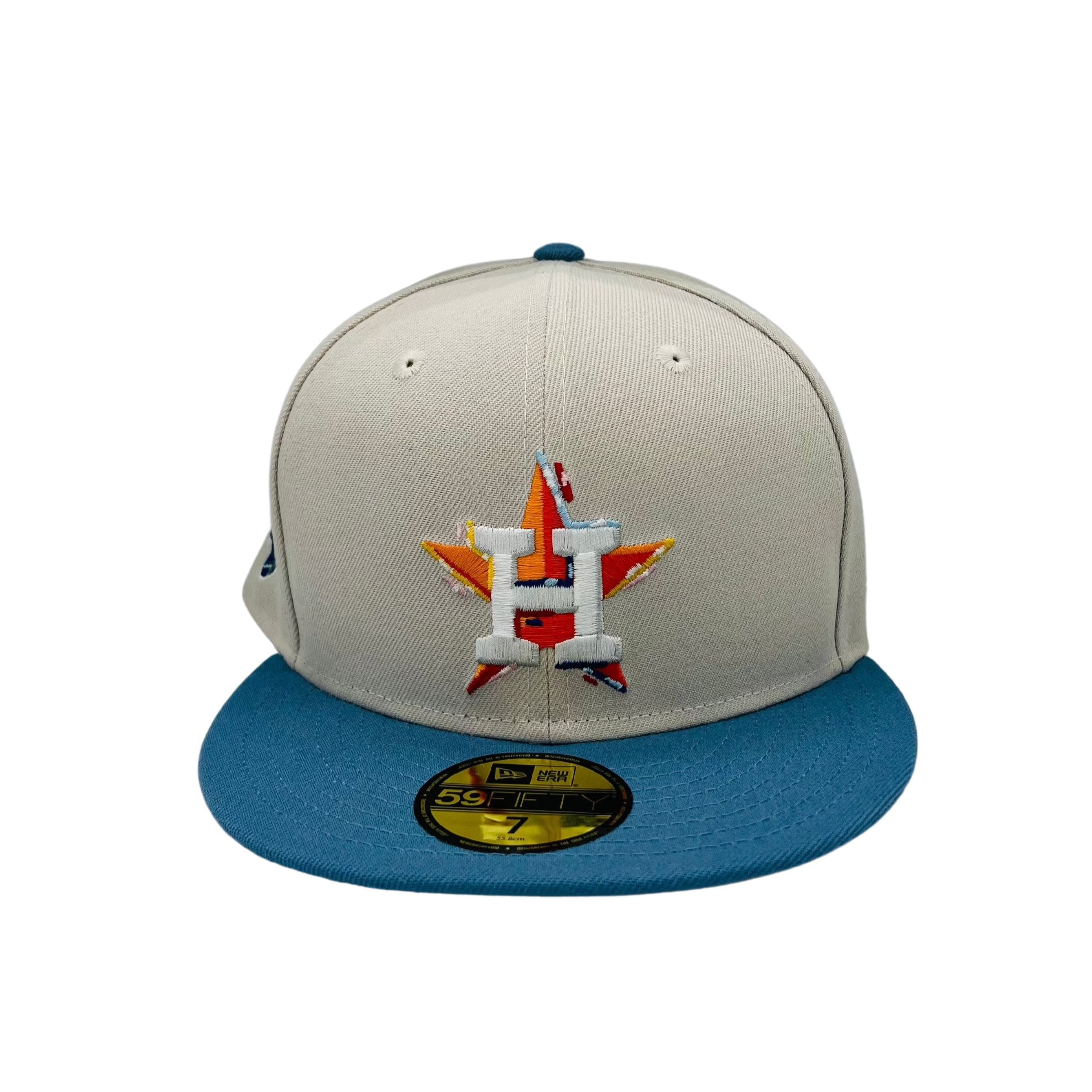 Houston Astro Color Brush Fitted Cap