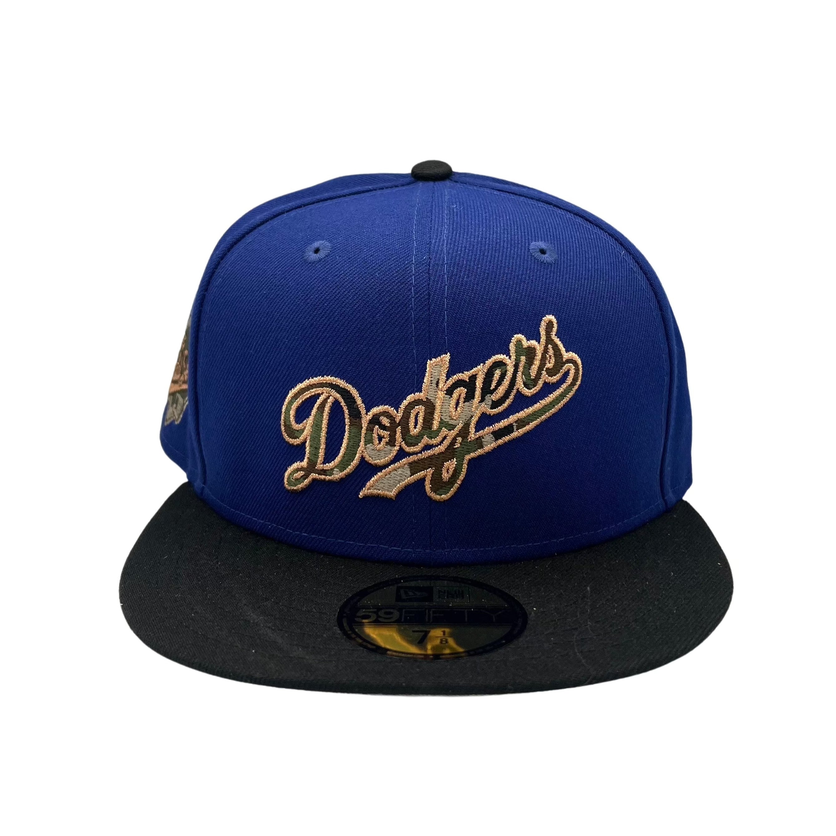 Camo Fill Los Angeles Dodgers Fitted Cap