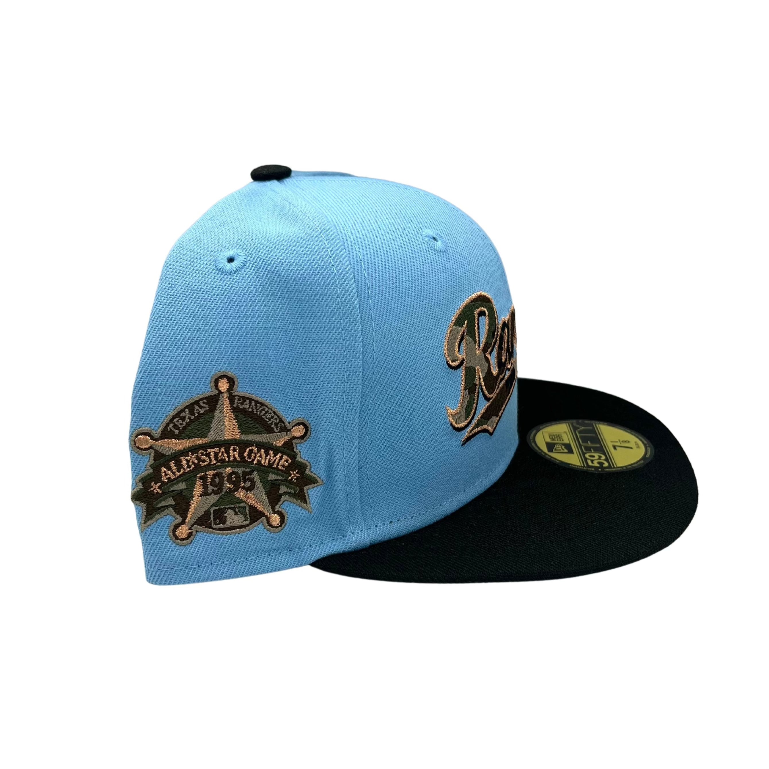 Texas Rangers Camo Fill Fitted Cap