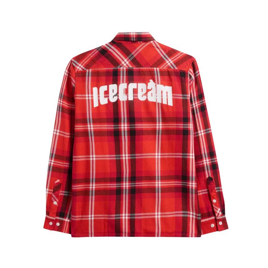 Jack LS Woven Fiery Red