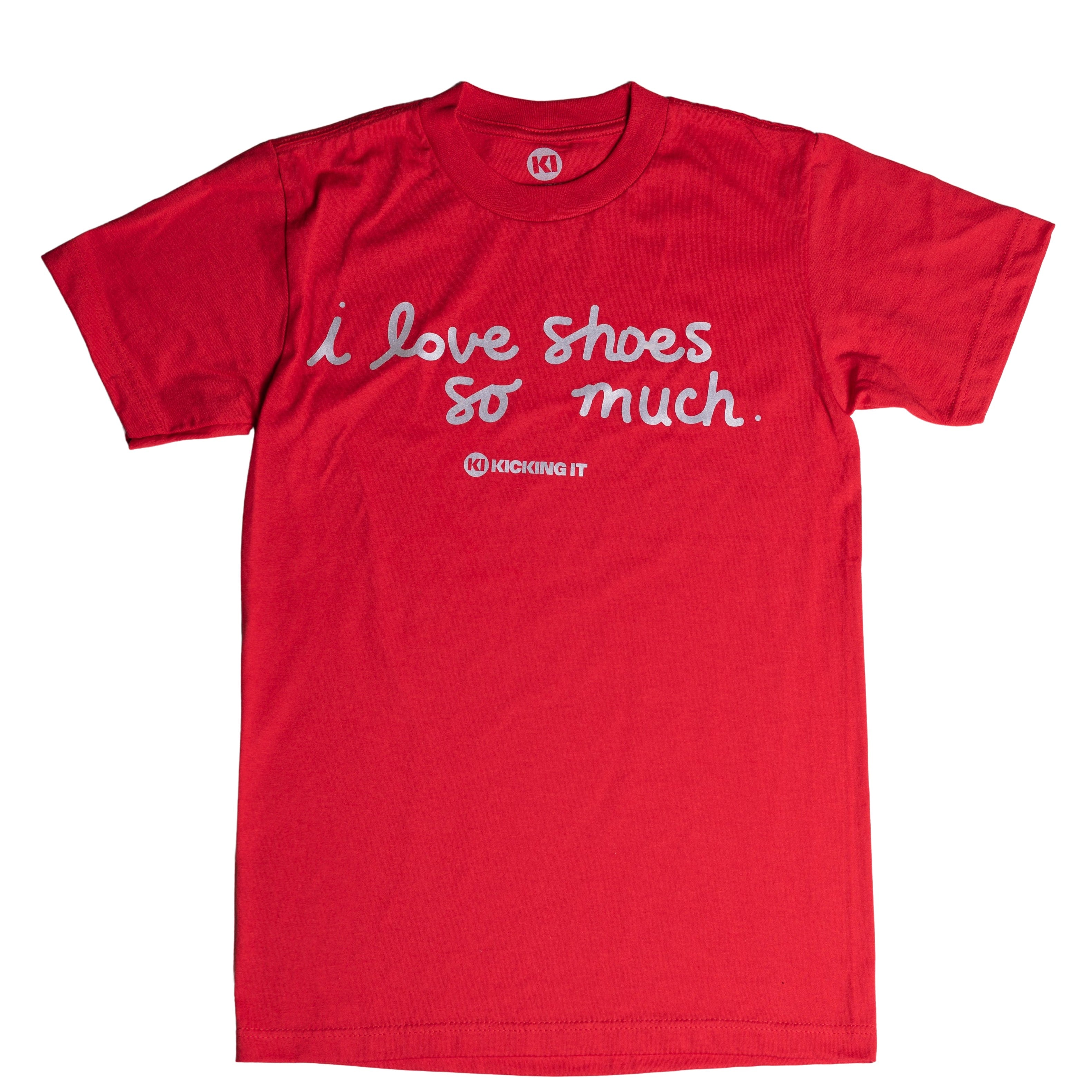 I Love Shoes So Much Tee (Red/3M)