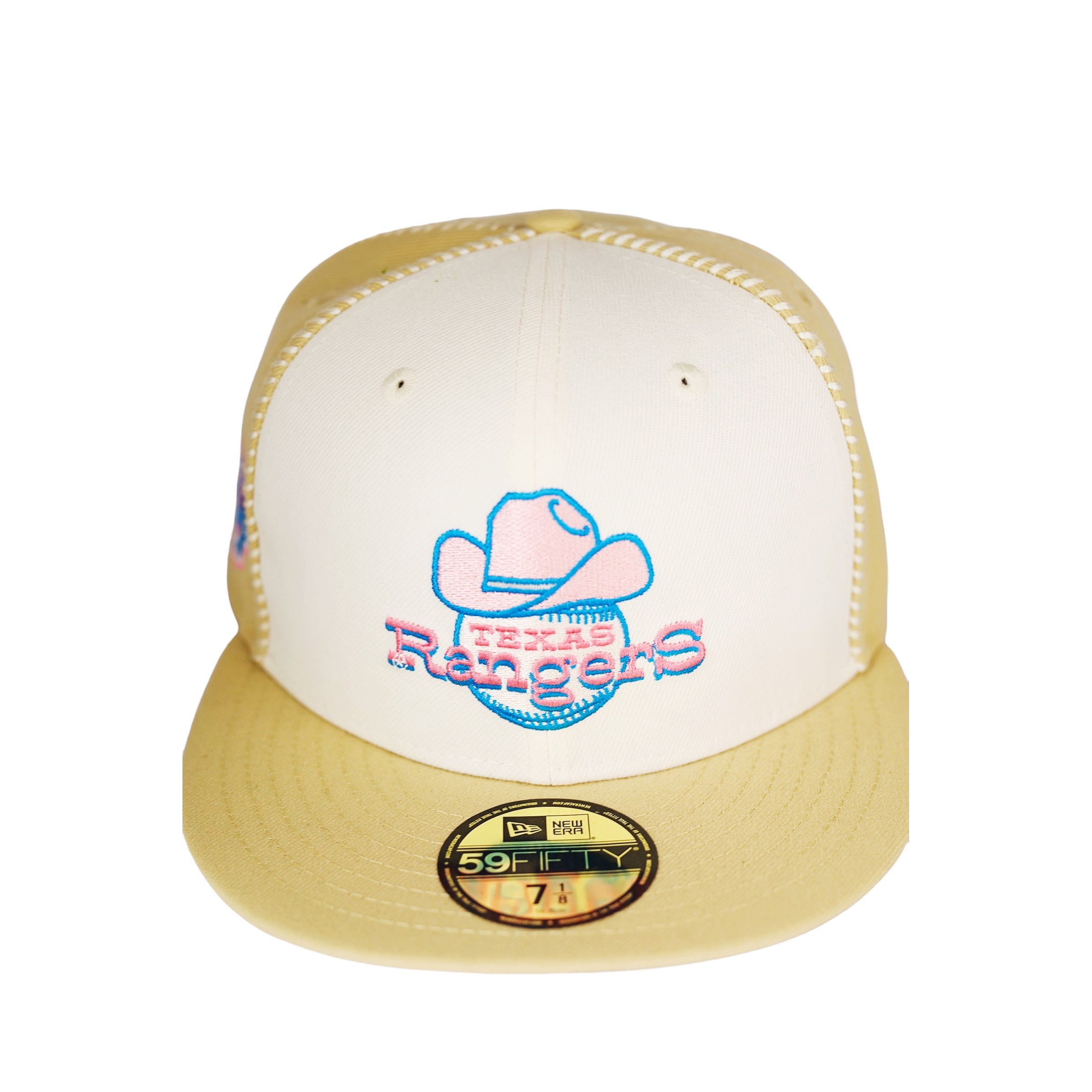 Texas Rangers Seam Stitched Fitted Cap