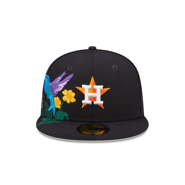 Houston Astros Blooming Fitted Cap