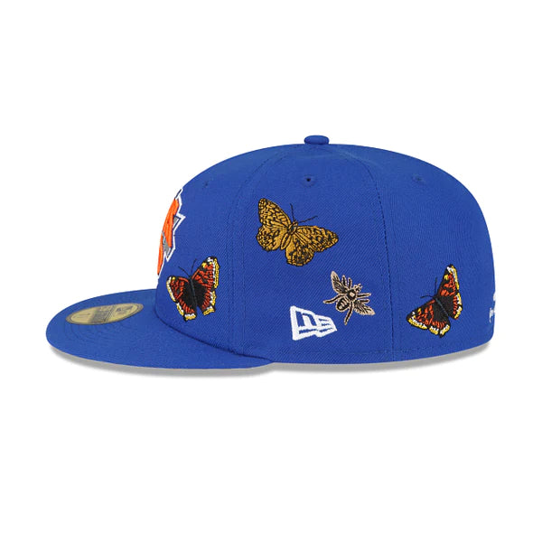 New York Knicks Butterfly Garden Fitted Cap