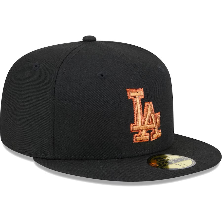 Los Angeles Dodgers Metallic Pop Fitted Cap