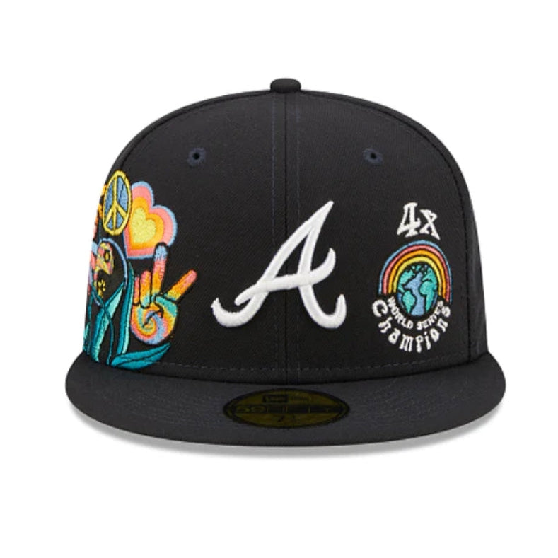 Atlanta Braves Groovy 59FIFTY Fitted