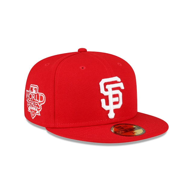San Francisco Giants 2010 World Series Side Patch Scarlet 59FIFTY Fitted